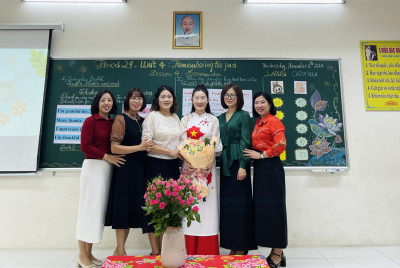TRƯỜNG THCS TRẦN ĐĂNG NINH TỔ CHỨC CHUYÊN ĐỀ MÔN TIẾNG ANH LỚP 9 CẤP QUẬN